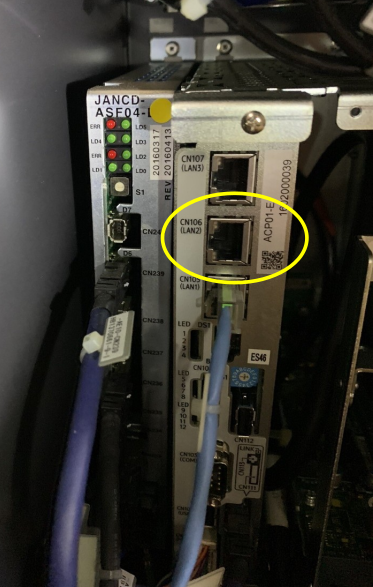 YRC1000 CN106 port